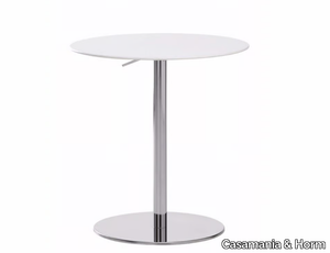 T2 BISTROT - Height-adjustable round table _ Casamania & Horm