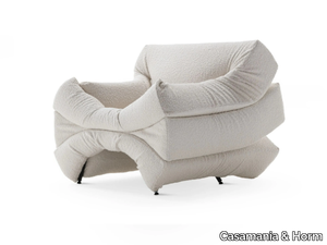 MASS PRESSURE - Fabric armchair with armrests _ Casamania & Horm