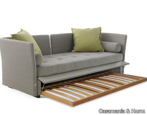 FIGI ISOLOTTO ESTRAIBILE - 2 seater fabric sofa bed with removable cover _ Casamania & Horm