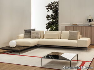 DIZZY - Sectional sofa with removable cover in fabric _ Casamania & Horm