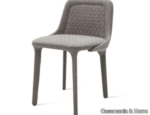 LEPEL SEDIA TRAPUNTATA - Upholstered fabric chair _ Casamania & Horm