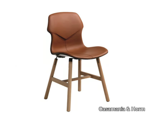 STEREO WOOD PADDED - Oak chair _ Casamania & Horm