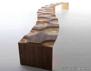 RIPPLES LIKE A RIVER - Modular solid wood bench _ Casamania & Horm