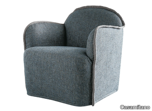 ADA - Fabric armchair with armrests _ Casamilano