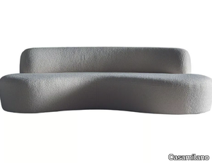 CURVY MONO - Curved fabric sofa with removable cover _ Casamilano