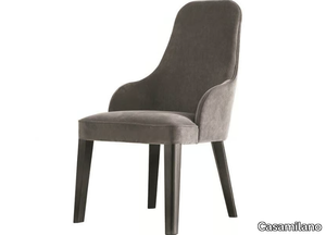 DIANA - Upholstered fabric chair with armrests _ Casamilano