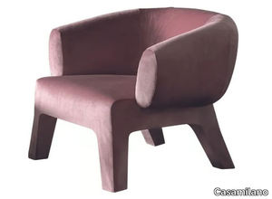 LOLA - Fabric armchair with armrests _ Casamilano