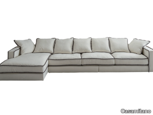 PILLOPIPE EVO GREEN - Sectional fabric sofa _ Casamilano