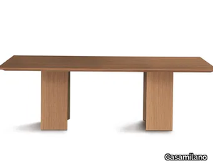 KARL - Rectangular walnut table _ Casamilano
