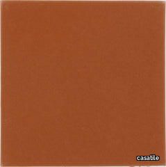 Santa Barbara Ceramic Solid Tile: Toasted Chestnut Matte