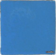 Siena Ceramic Solid Tile: Azure Gloss