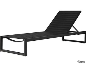 EOS - Recliner powder coated aluminium sun lounger _ Case