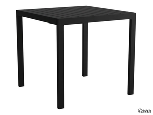 EOS - Square powder coated aluminium table _ Case