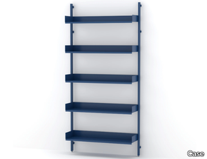 SLOT - Wall-mounted sectional shelving unit _ Case