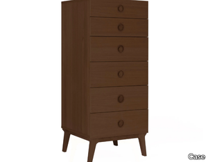 VALENTINE - Walnut chest of drawers _ Case