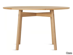 KIGUMI - Round oak table _ Case