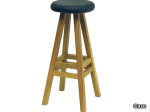 OKI-NAMI - High oak stool _ Case