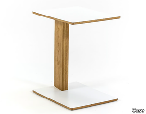 OVERHANG - Rectangular PC laminate side table _ Case