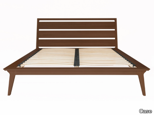 VALENTINE - Walnut king size bed _ Case