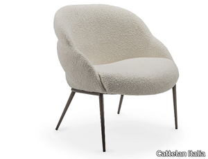 CAMILLA LOUNGE - Upholstered fabric easy chair _ Cattelan Italia