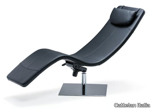 CASANOVA - Leather chaise longue _ Cattelan Italia