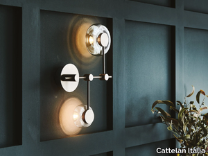 CIRCUIT - Borosilicate glass wall lamp _ Cattelan Italia