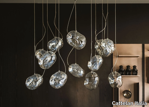 CLOUDINE - Crystal pendant lamp _ Cattelan Italia