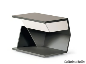 CLUB - Rectangular bedside table with drawers _ Cattelan Italia