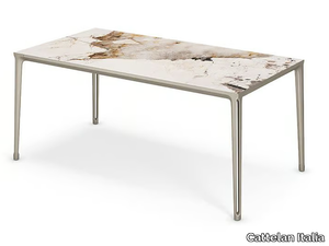 BOULEVARD KERAMIK - Rectangular ceramic table _ Cattelan Italia