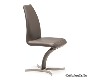 BETTY - Upholstered leather chair _ Cattelan Italia