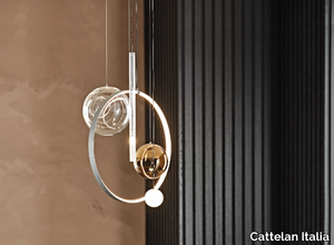 BIARRITZ - Borosilicate glass pendant lamp _ Cattelan Italia