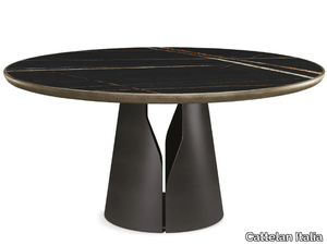 GIANO KERAMIK PREMIUM ROUND - Round ceramic table _ Cattelan Italia