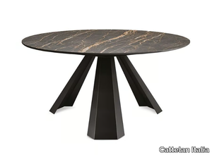 ELIOT KERAMIK ROUND - Round ceramic table _ Cattelan Italia