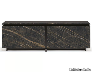 EUROPA KERAMIK - Ceramic sideboard with coplanar doors _ Cattelan Italia