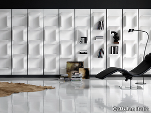 FIFTY - Wall-mounted open bookcase _ Cattelan Italia