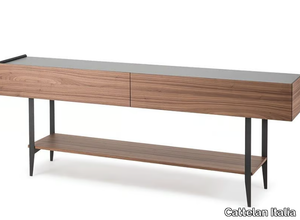 HORIZON - Walnut sideboard _ Cattelan Italia