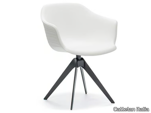 INDY - Swivel chair with armrests _ Cattelan Italia