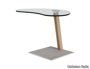 LAP - PC crystal and stainless steel coffee table _ Cattelan Italia