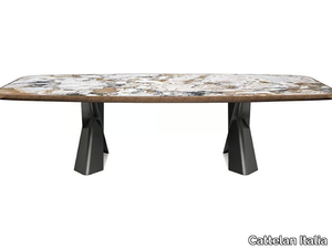 MAD MAX KERAMIK PREMIUM - Barrel-shaped ceramic table _ Cattelan Italia