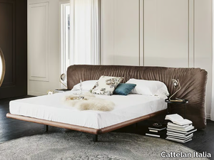 MARLON - Double bed with upholstered headboard _ Cattelan Italia