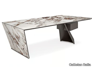 NASDAQ KERAMIK - Rectangular ceramic writing desk _ Cattelan Italia