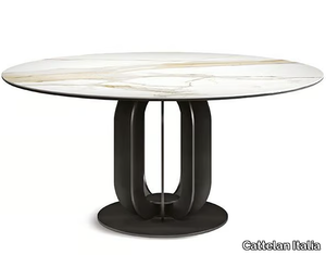 SOHO KERAMIK - Round ceramic table _ Cattelan Italia