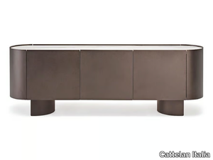 SAVOY - Metal sideboard with doors _ Cattelan Italia