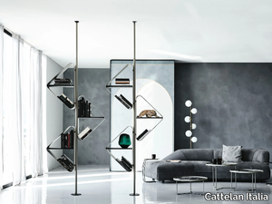 SPINNAKER - Floor-ceiling mounted open bookcase _ Cattelan Italia