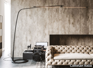 STEALTH - Adjustable steel arc lamp _ Cattelan Italia