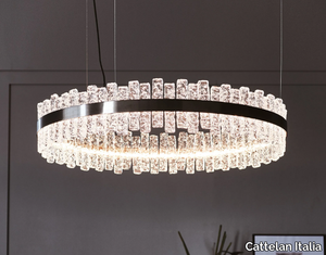 PHOENIX - Glass chandelier _ Cattelan Italia