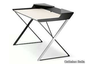 QWERTY - Steel and wood secretary desk _ Cattelan Italia