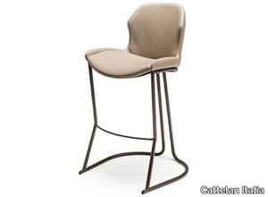 RACHEL - High leather stool _ Cattelan Italia