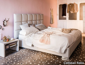 WILLIAM - Double bed with upholstered headboard _ Cattelan Italia