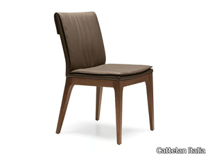 TOSCA - Upholstered leather chair _ Cattelan Italia